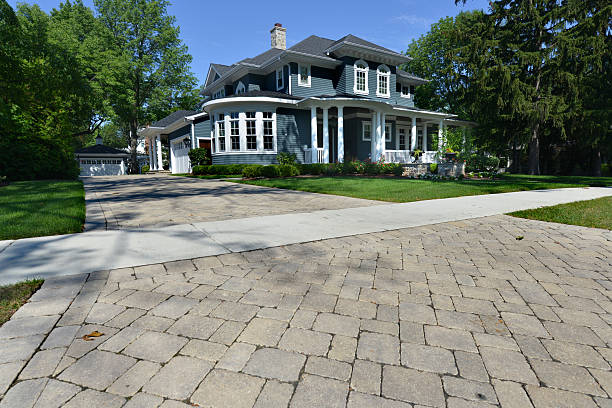 Permeable Paver Driveway in Framingham, MA